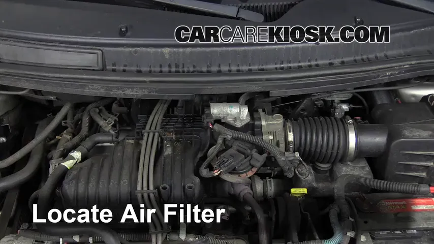 2004 Ford Freestar SEL 4.2L V6 Filtre à air (moteur)